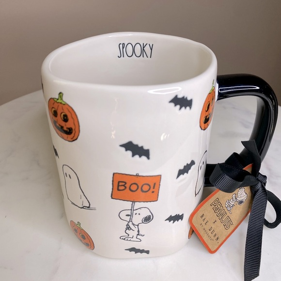 NWT Rae Dunn Peanuts Snoopy Halloween Measuring Cups and Mug Set - Picture 4 of 6
